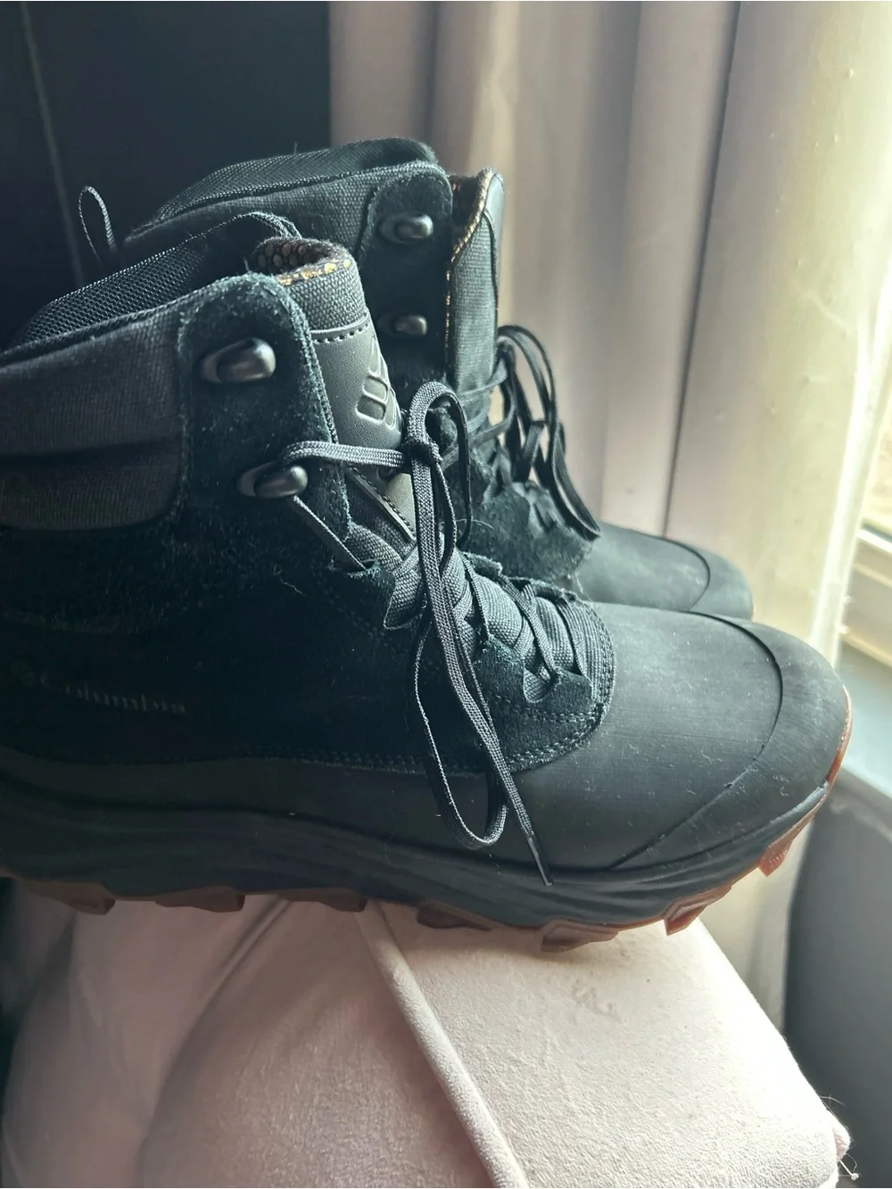 Columbia Men’s Black and Brown Trail Waterproof Boots